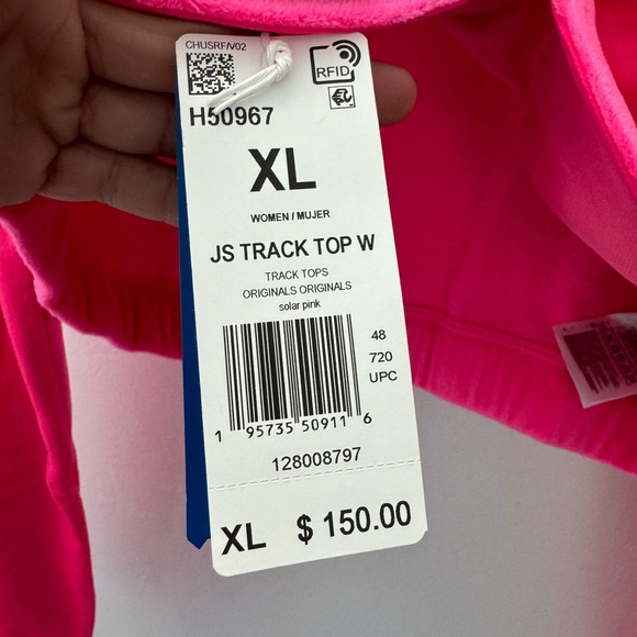 adidas Originals x Jeremy Scott Women's Fashion Casual Velvet Jacket Pants New - Picture 5 of 5